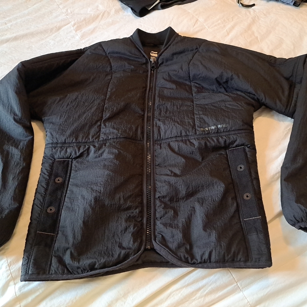 RAW G-Star Puffer Jacket Black XS EUC